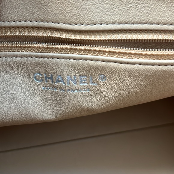 Chanel accordion camel calfskin crossbody/shoulder flap bag - Picture 9 of 17